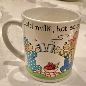 Vintage 1987 Berenstain Bears Coffee Mug Cup Cold Milk Hot Soup Princess House